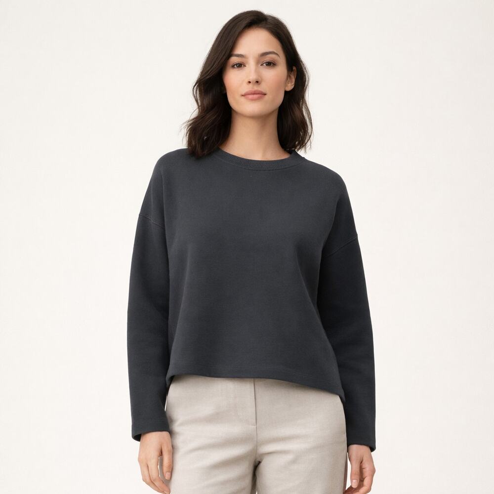MM Lafleur Para Pullover Sweatshirt Size Medium/Large Gray/Green